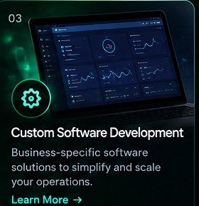Custom Software Development concept illustration
